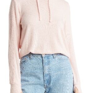 Olivia Sky Women's Blush Pink Sweater Hoodie